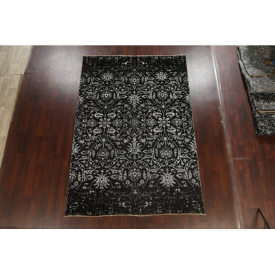 Jerzi One-of-a-Kind 6'8" X 9'9" New Age Area Rug in Black