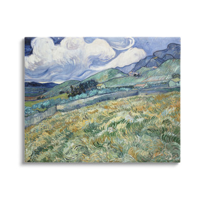 " Mountain Landscape Behind Saint Paul Classic " by Vincent Van Gogh