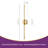 Brynie Iron Metal LED Hardwired Semi Flush Mounted Sconce-760263718-768388027