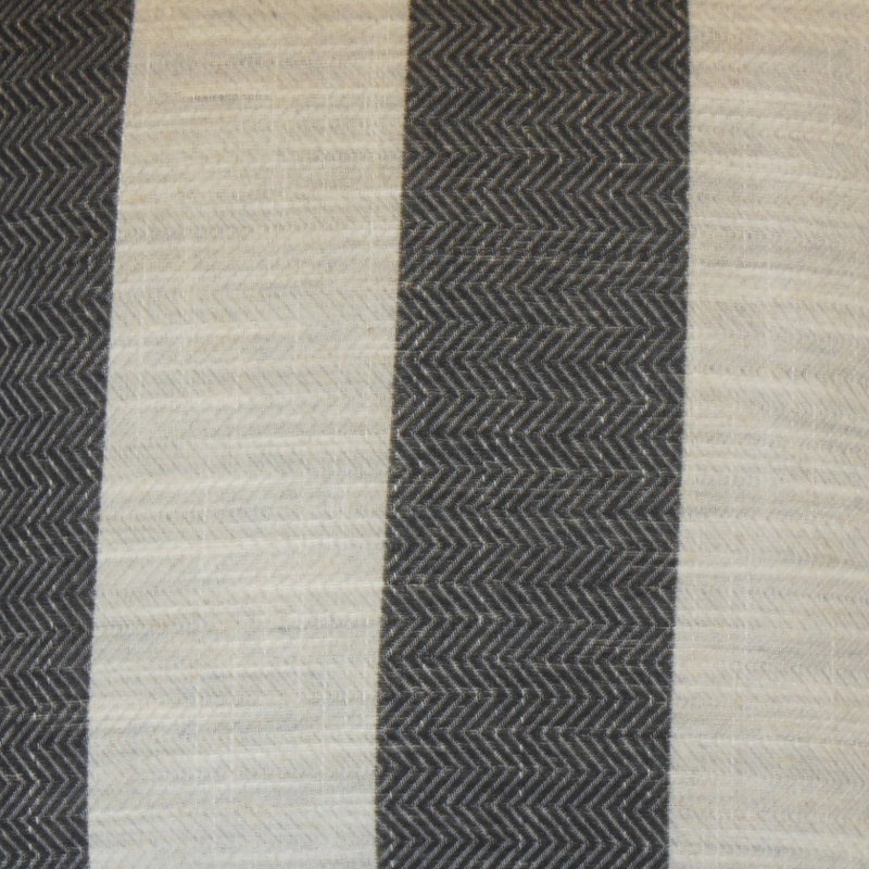 Coussin décoratif Irelee, Hauteur (22 po) x largeur (22 po), Noir