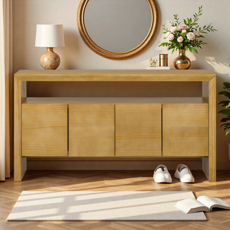 Long Console Table, Natural