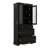 70.1 Inch Contemporary Tall Freestanding Bathroom Cabinet With 3 Drawers And Soft-Close Glass Doors-2020354034
