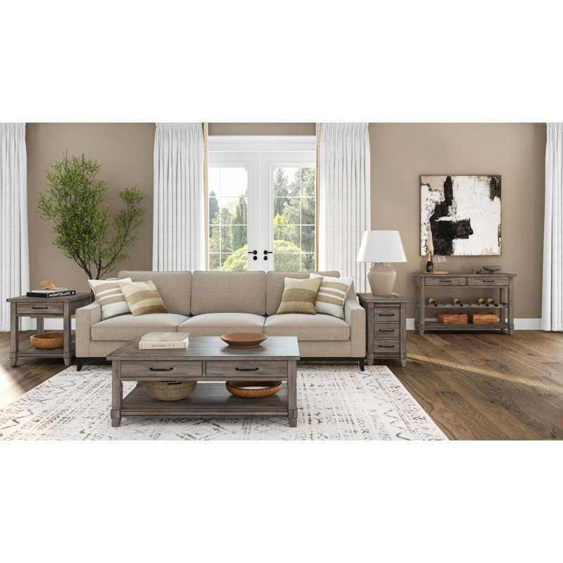 End Table W/ Storage Drawer & USN