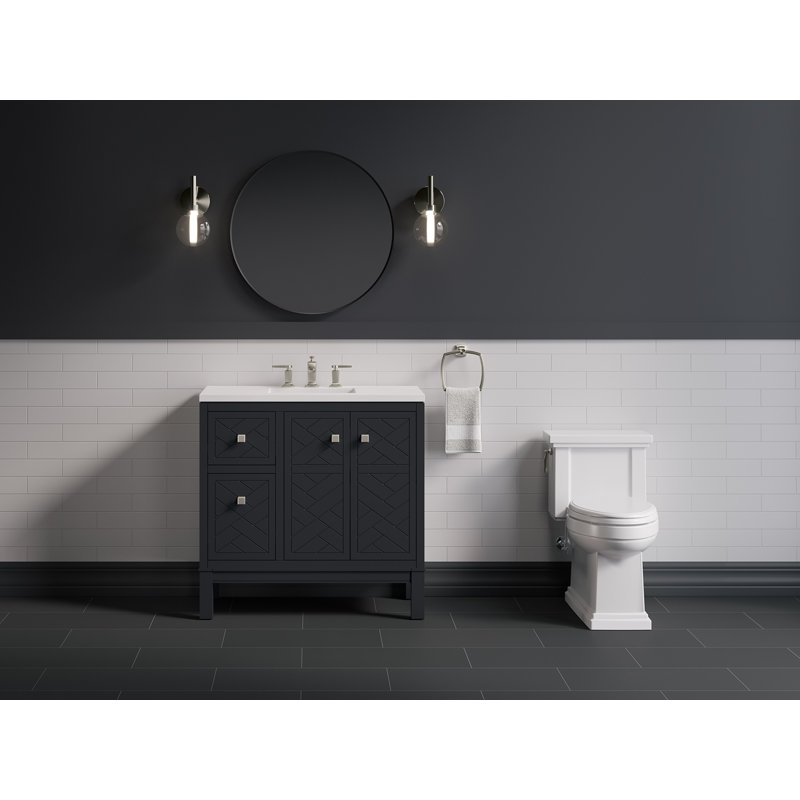 Beauxline 36-In Bathroom Vanity Set, Slate Gray