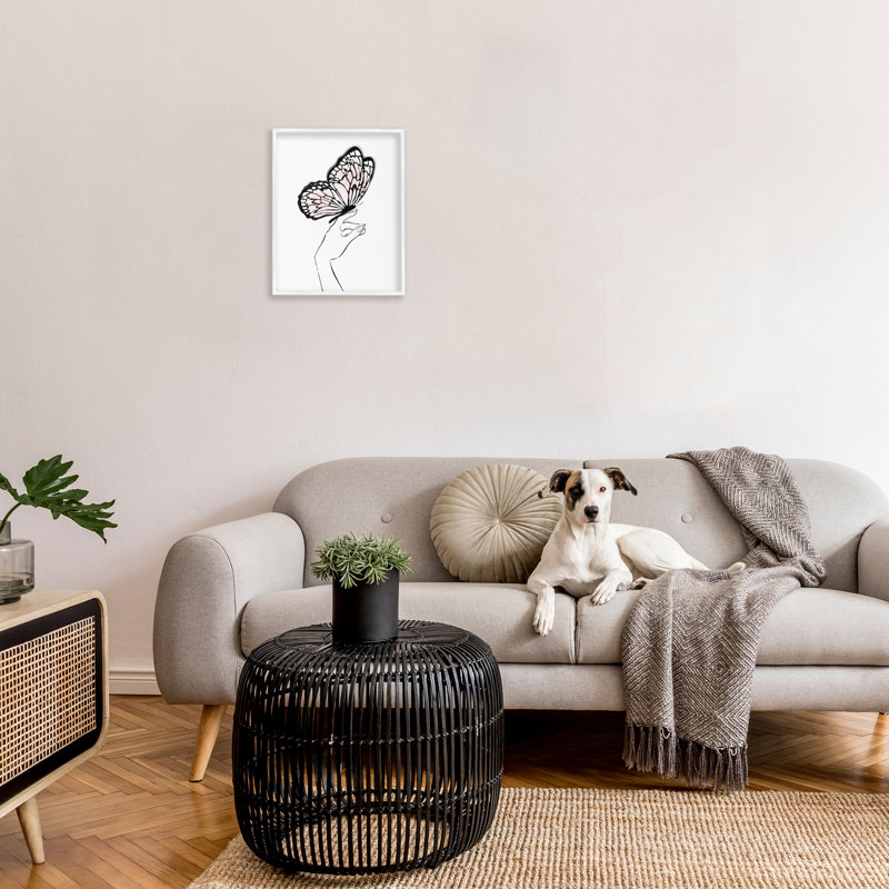 Giclée encadrée par Martina Pavlova, Giclée encadrée blanc bord de mer, H 20 po x l 16 po