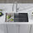 Kraus Bellucci 32 in. Undermount Single Bowl Kitchen Sink with Accessories-53212488