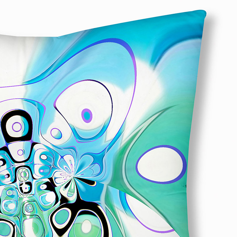 119_Oreiller de sol touffeté bohémien et éclectique, 26 po x 26 po