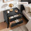 Table de chevet 2 tiroirs Klae-688224587