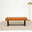 Genuine Leather Upholstered Bench