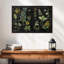 Tableau botanique Harnek I noir et blanc-107689934