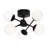 Catalina Glass LED Semi Flush Mount-1703334954