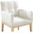 Adrian Vegan Leather Dining Arm Chair-58339050-58339052
