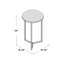 Table de bout en bois massif Abba-22810010