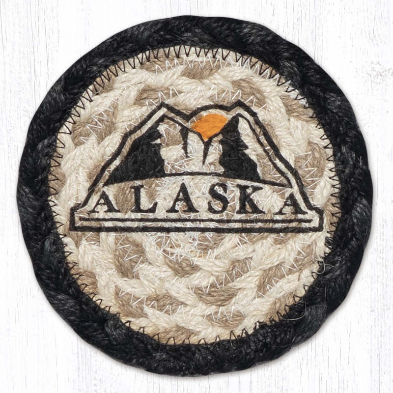  IC-238 Alaska Printed Coaster 5"x5"