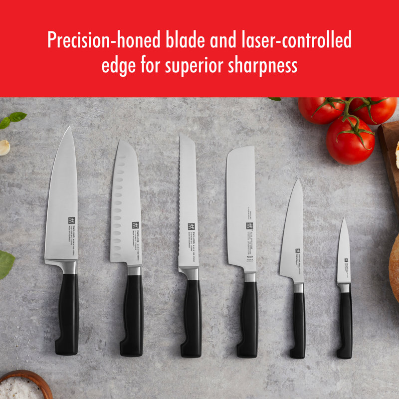 Four Star Hollow Edge Santoku Knife, 7"