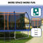 Trampoline carré 10X16ft-132901048