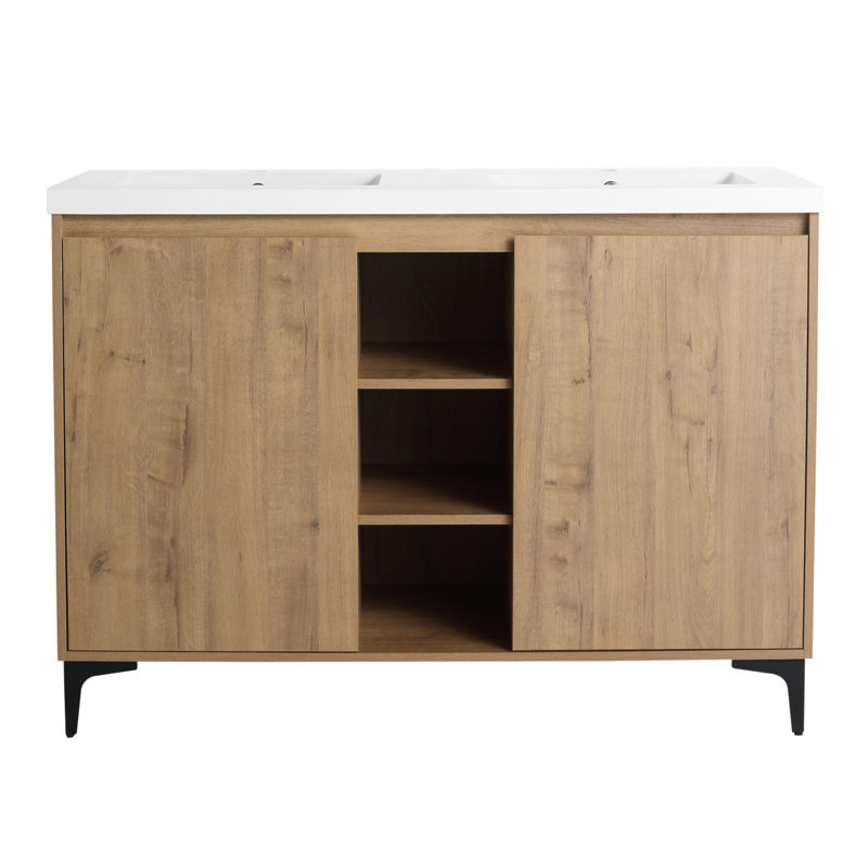 47.6'' Double Bathroom Vanity Base Only