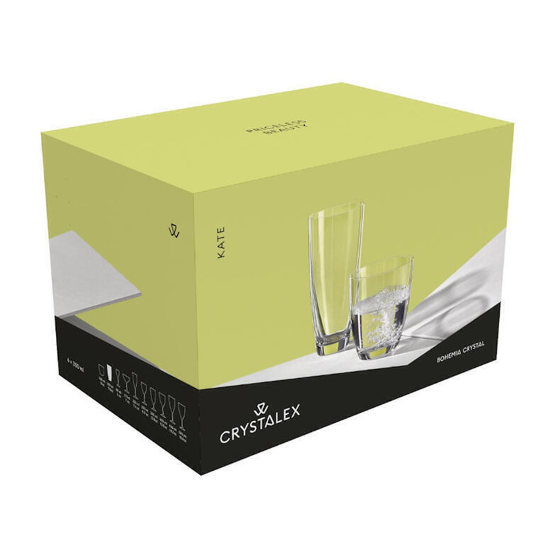 Shelva Crystal Tumblers 300ml - Set of 6