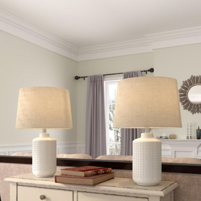 Ensemble de lampes de table en céramique 23 po Craigfad