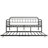 Metal Daybed Frame With Trundle, Heavy Duty Steel Slat Support Sofa Bed Platform With Headboard, No Box Spring Needed