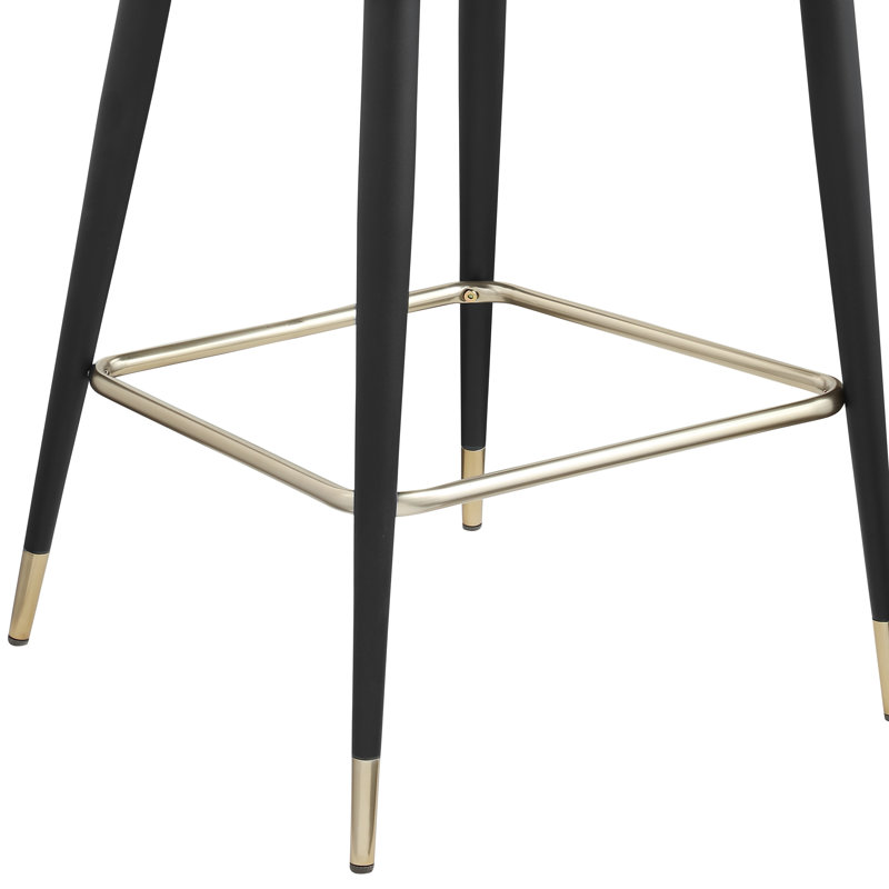 Tabouret de bar 27,61 po Yolimar Luxury, Gris