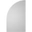 Quarter Round Top Right Surface Mount Signature Urethane Non-Functional Gable Vent, Primed Tan-113361089