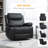 Fauteuil inclinable manuel pivotant de 36,2 po Homcom