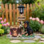 Statue jardinière Rottweiler