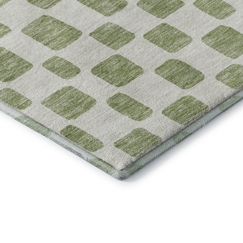Tapis en aloès Prisco lavable à la machine de qualité supérieure, Rectangle 2 pi 6 po x 3 pi 10 po