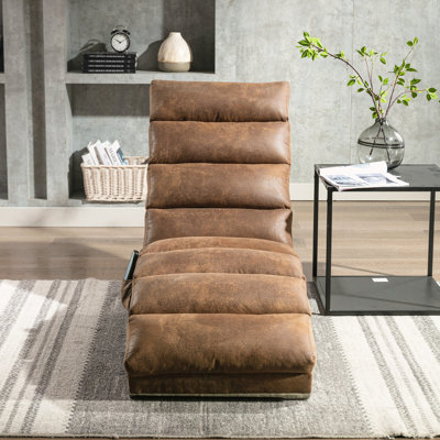Chaise longue rembourrée