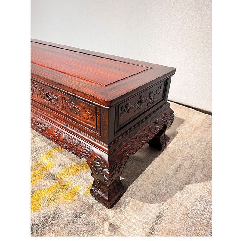 Crédence en bois massif à double face, H 17,32 po x L 93,70 po x l 18,89 po