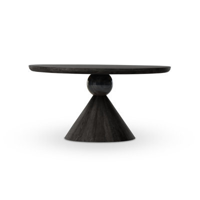 Eloisa Round Solid Wood Top Dining Table