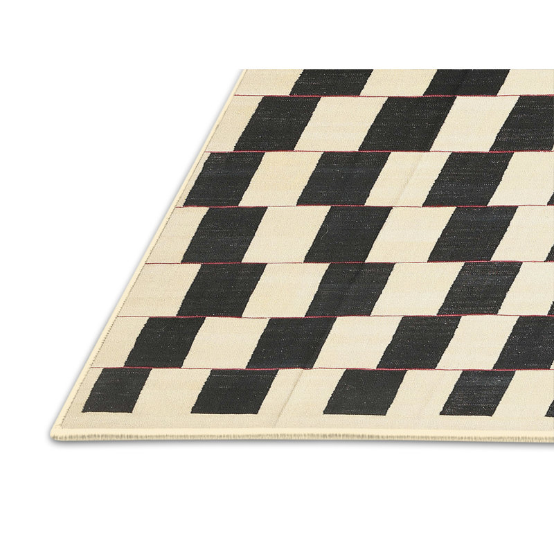 Geometric Indoor Rug, Rectangle 4' x 6'