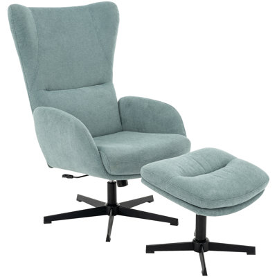Hanayo Swivel Recliner with Ottoman