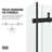 Elan E-class 48" W x 36" D x 82" H Sliding Frameless Shower Enclosure with 3/8" Clear Glass&Base-2027191864-2027191866