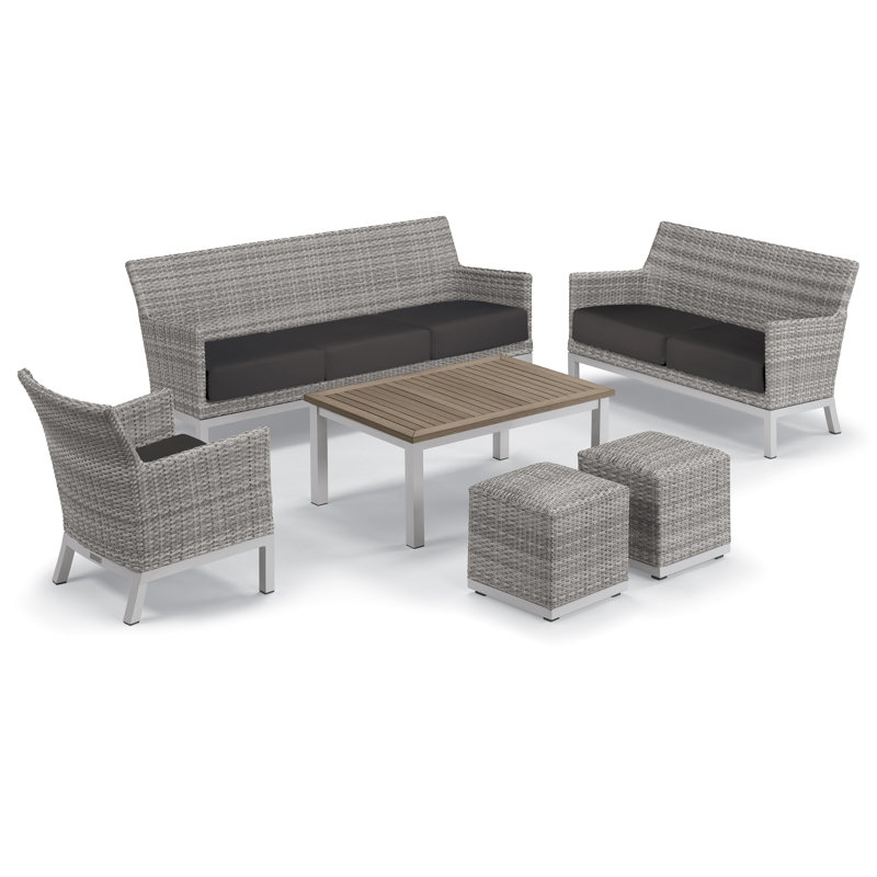 Outdoor Conversation Set, Jet Black