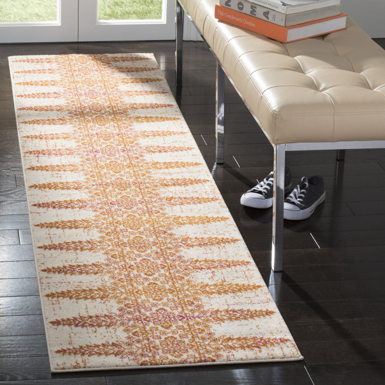 Annette Floral Ivory/Gold Area Rug