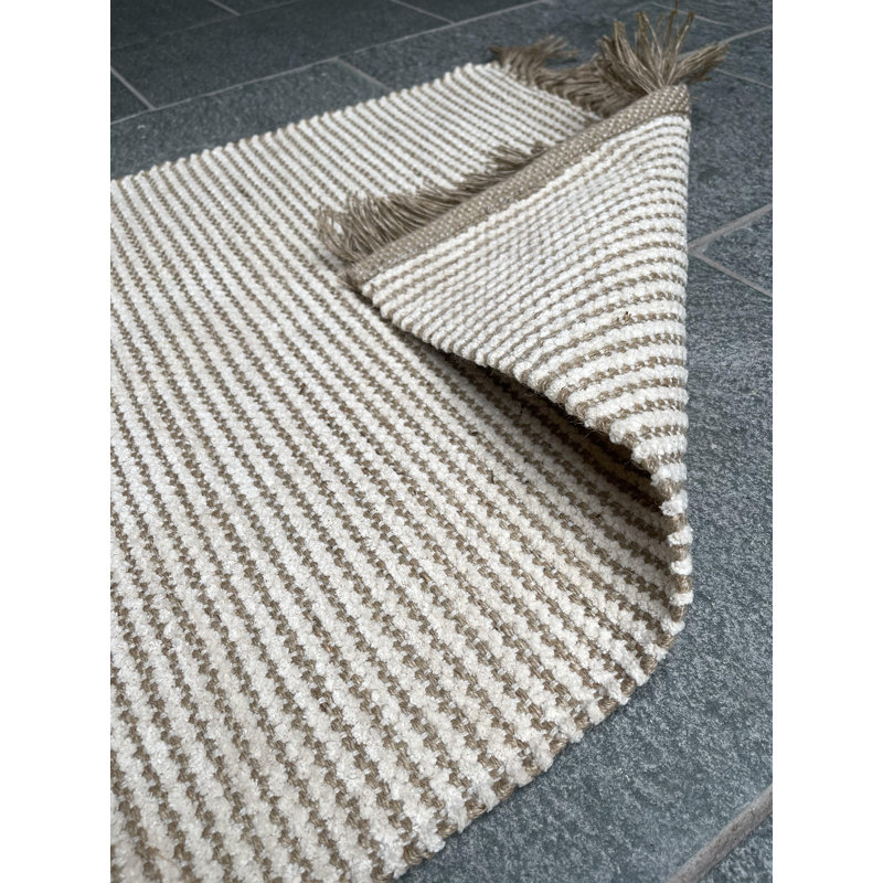 McFall Striped Hand Woven Area Rug, Runner 70 x 200cm