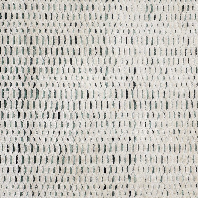 Rug Langdon Gray White, Rectangle 6'7'' x 9'11''