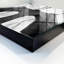Key cabinet for home, Opens to the left, 30x30x5, White, The austere architecture of the bridge is full of symmetry, 