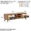 Esaw Unfinished TV Stand for TVs up to 58"