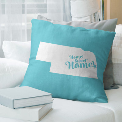 Coussin en lin us villes & states