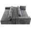 Canapé d'angle modulaire 6 places pour salon, 329,7 cm (129,5 po) en chenille froissée, sans assemblage, assise en tissu chenille ultra-épais, style contemporain, 329,7 cm (129,5 po), modulaire.