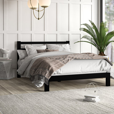 Lit plateforme en métal de style moderne et contemporain Camea