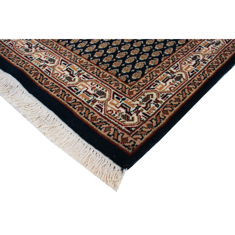 Oriental Area Rug in Navy Blue/Yellow