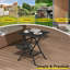 Cacey Square Outdoor Bistro Table , 62cm cm W 62cm cm D