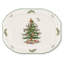 Spode Christmas Tree Sculpted Oval Platter 14"