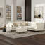 Repose-pieds Ava Mid-Century moderne avec tissu performant et pieds en métal-50599591-26629171