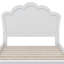 Lit plateforme en bois avec tête de lit et lit gigogne