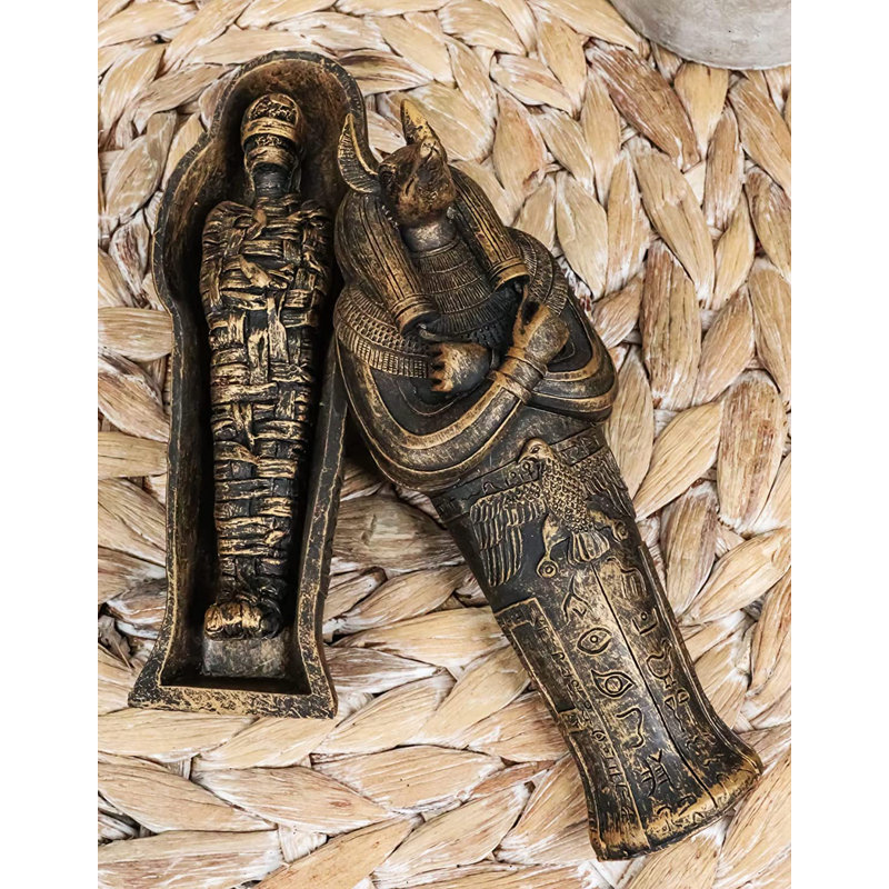 Ensemble de 3 figurines de dieu égyptien Anubis